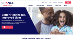 Desktop Screenshot of changehealthcare.com